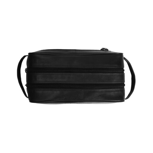 Cestovní kosmetická taška Stacey značky The Chesterfield Brand C08.016500 černá - 2 přihrádky na zip