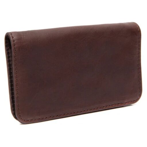 The Chesterfield Brand kožené pouzdro na brýle Maplewood C08.300101 hnědé zadní strana