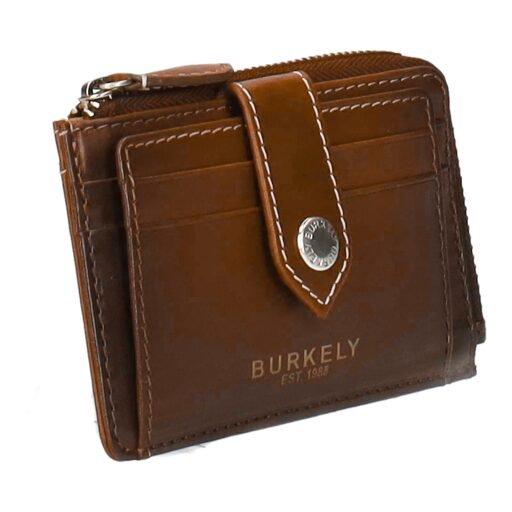 BURKELY kožené pouzdro na karty Ledger 1002408.75.24 koňakové boční náhled