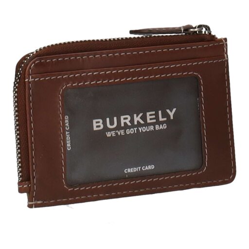 BURKELY kožené pouzdro na karty Ledger 1002408.75.51 hnědé zadní strana