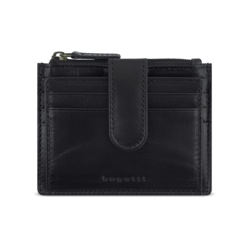 Bugatti kožené pouzdro na karty RFID Remo 49239601 černé