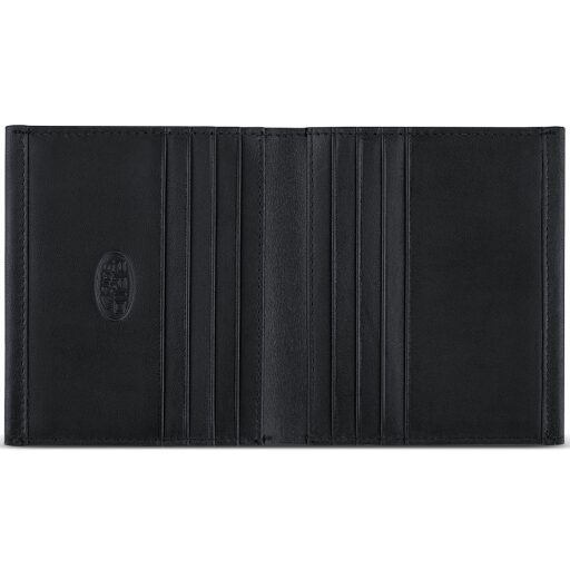 Bugatti kožené pouzdro na karty RFID Romeo 49415601 černé otevřené