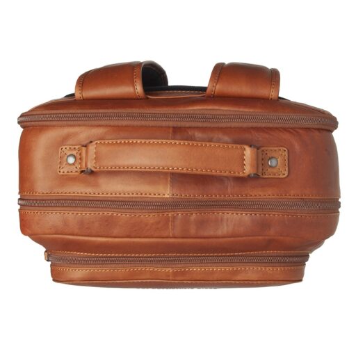 The Chesterfield Brand kožený batoh na notebook 15" Lennox C58.071131 koňak horní strana