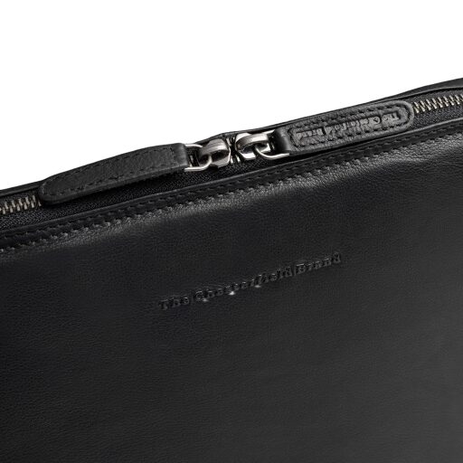 The Chesterfield Brand Kožený batoh na notebook Marvello C58.035000 černý logo