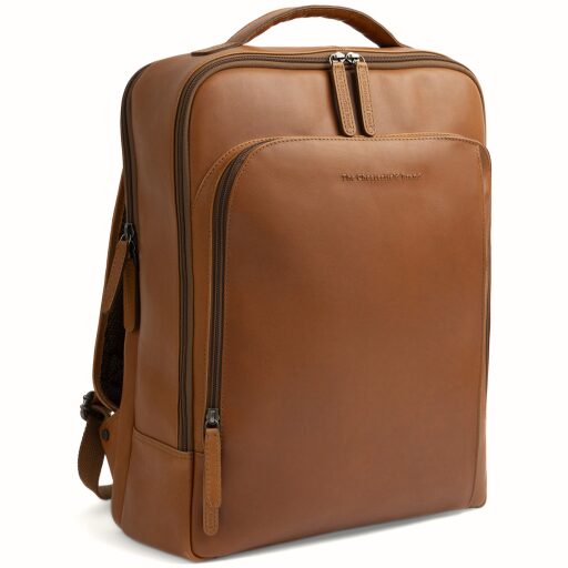 The Chesterfield Brand Kožený batoh na notebook Quincy C58.035231 koňakový přední strana