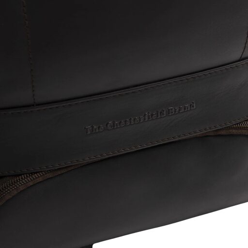 The Chesterfield Brand Kožený batoh na notebook Rich C58.015701 hnědý logo