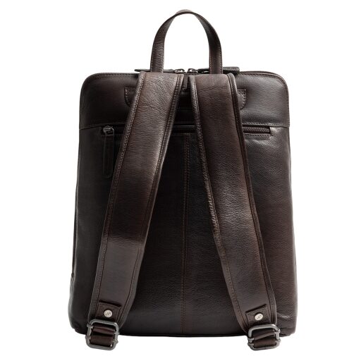 The Chesterfield Brand Kožený batoh na notebook Rosverra C58.034901 hnědý zadní strana