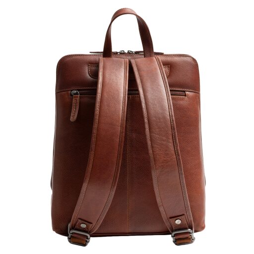 The Chesterfield Brand Kožený batoh na notebook Rosverra C58.034931 koňakový zadní strana