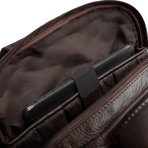 The Chesterfield Brand Kožený batoh na notebook Serenzo C58.035101 hnědý přihrádka na notebook