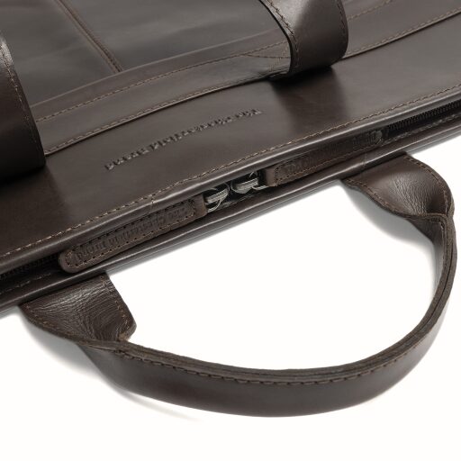 The Chesterfield Brand kožený obal na oblečení Carson C20.006601 hnědý dvoucestný zip