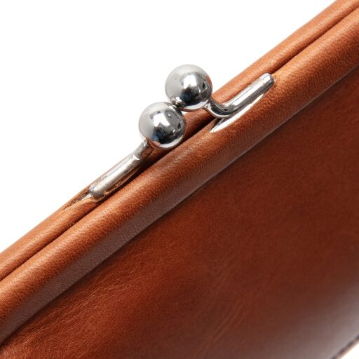 The Chesterfield Brand Malá kožená peněženka s klipem Nera C08.053731 koňaková detail