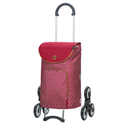 Andersen Nákupní taška schodolez SCALA SHOPPER TREPPENSTEIGER® FAMKE 119-174-70 červená