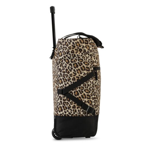 PUNTA wheel Nákupní taška na kolečkách 10008-0112 hnědá leopardí vzor boční náhled