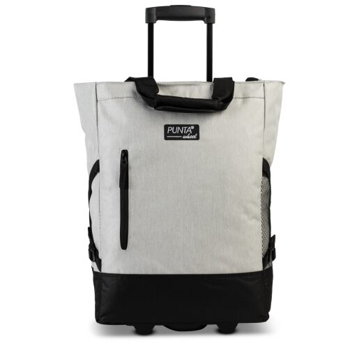 Nákupní taška na kolečkách PUNTA wheel 10183-2800 světle šedá