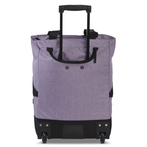 Fabrizio Nákupní taška na kolečkách Punta wheel 10183-1800 světle fialová zadní strana