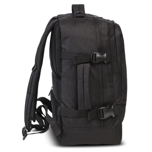 BestWay Sportovní batoh 40x20x25 cm Cabin Pro Small 40328-0100 černý - boční strana batohu
