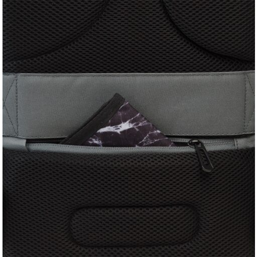 Palubní batoh BestWay Cabin Pro Small 40328-5800 šedý - skrytá zipová přihrádka na zadní straně batohu