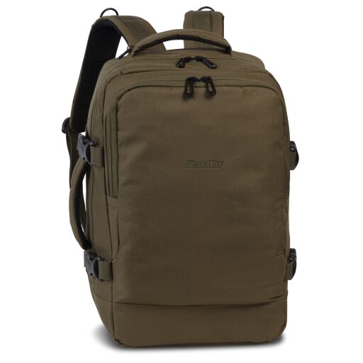 BestWay Cestovní batoh 40x25x20 cm Cabin Pro Small 40328-2600 zelený přední strana