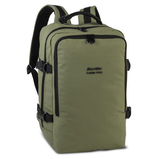 BestWay Palubní batoh do letadla 40x20x25 cm Cabin Pro Storm 40350-1300 khaki boční náhled