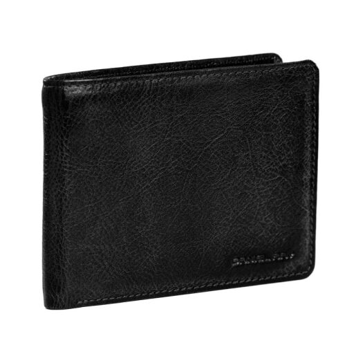 DANIEL RAY Pánská kožená peněženka RFID Reno DRL11.1344.00 černá přední strana