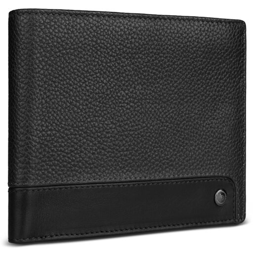 Bugatti kožená peněženka DUE 49110501 černá přední strana