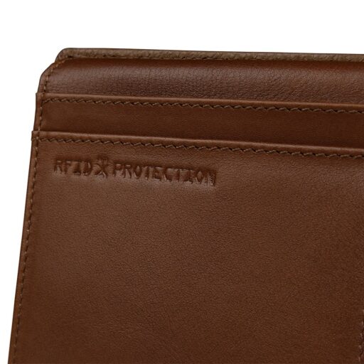 Bugatti kožená peněženka DUE 49110507 koňaková RFID