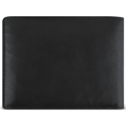 Bugatti pánská kožená peněženka RFID Black Magic 49123701 černá zadní strana