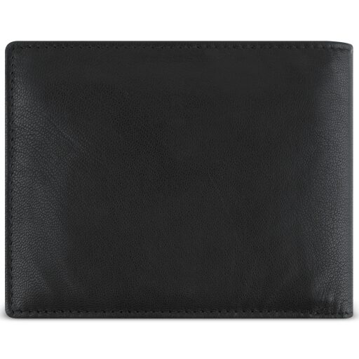 Bugatti pánská kožená peněženka RFID Black Magic 49123801 černá zadní strana