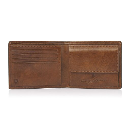 Luxusní pánská kožená peněženka RFID Rien 524288 NT Castelijn & Beerens - otevřená