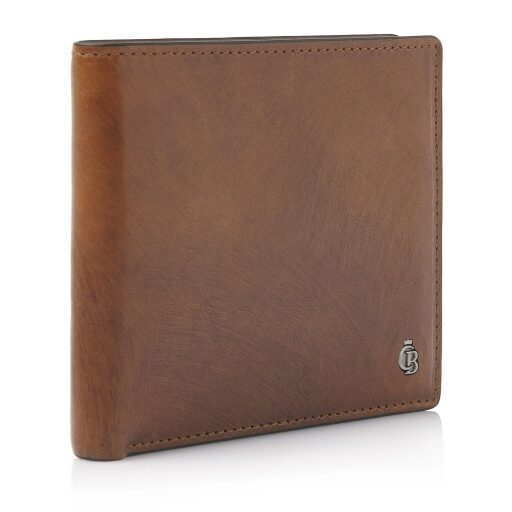 Luxusní pánská kožená peněženka Castelijn & Beerens Rien 524288 NT koňaková - přední strana