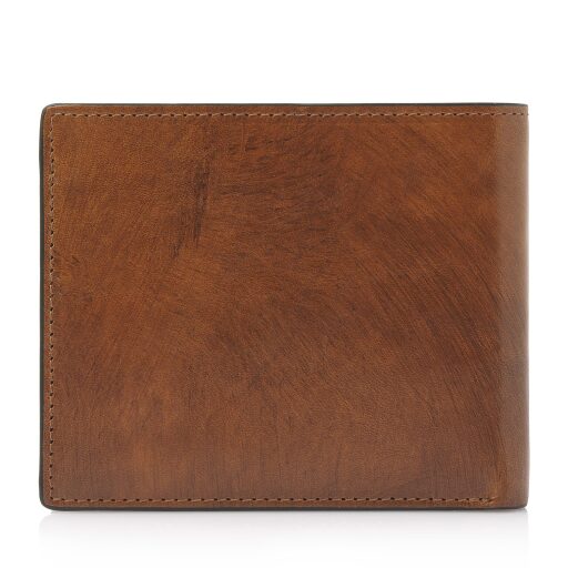 Castelijn & Beerens Pánská kožená peněženka RFID Rien 524288 NT koňaková - zadní strana