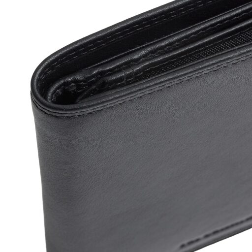 Pánská kožená peněženka RFID Frederick černá detail