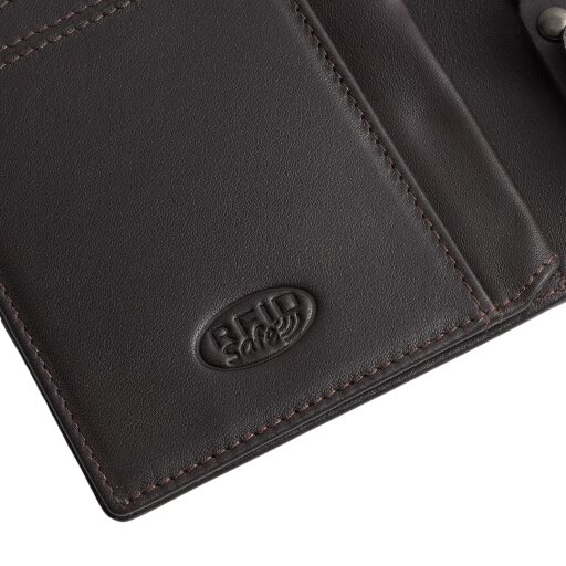 Pánská kožená peněženka RFID Frederick hnědá rfid