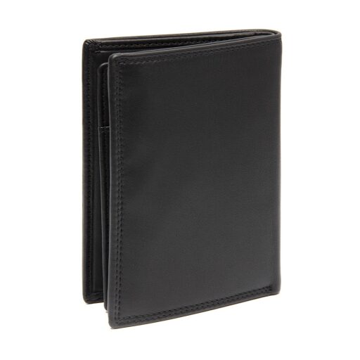 Pánská kožená peněženka RFID Hanson C08.052800 černá zadní strana
