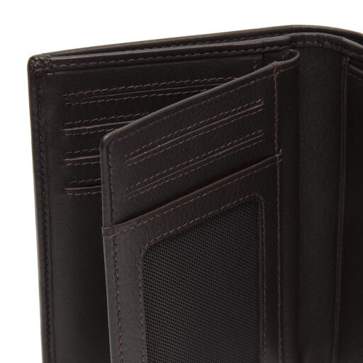 Pánská kožená peněženka RFID Hanson C08.052801 hnědá detail
