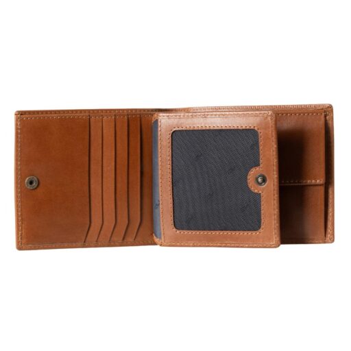 aunts & uncles Pánská kožená peněženka RFID Henry 52272-30 koňaková vnitřní náhled