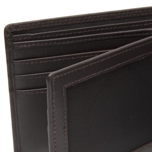 Pánská kožená peněženka RFID Stephens C08.052601 hnědá detail