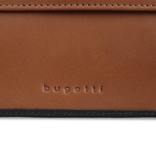 Bugatti pánská kožená peněženka Roccia 49129001 černá logo