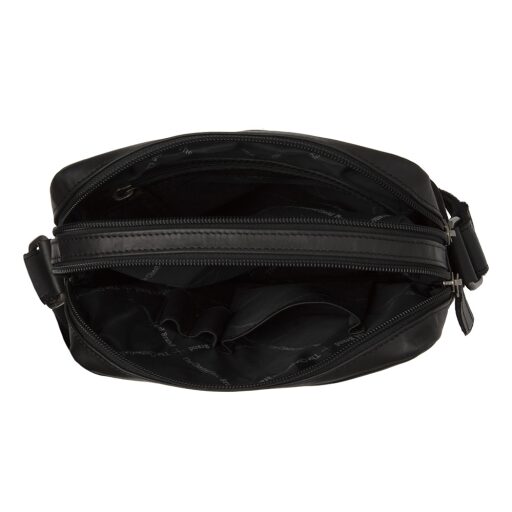The Chesterfield Brand Pánská kožená taška na doklady Arnhem C48.129000 černá - zipové přihrádky