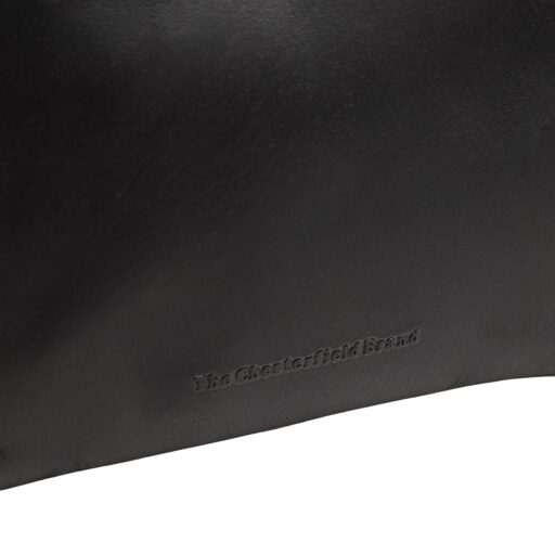 The Chesterfield Brand Stylový dámský kožený batoh Camden hnědý logo