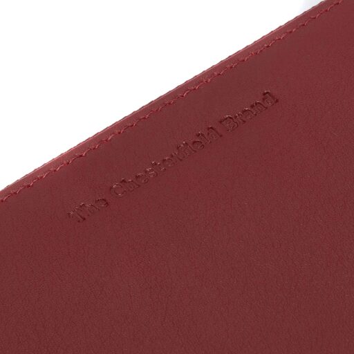 The Chesterfield Brand Dámská kožená peněženka RFID Cantara C08.054604 červená logo