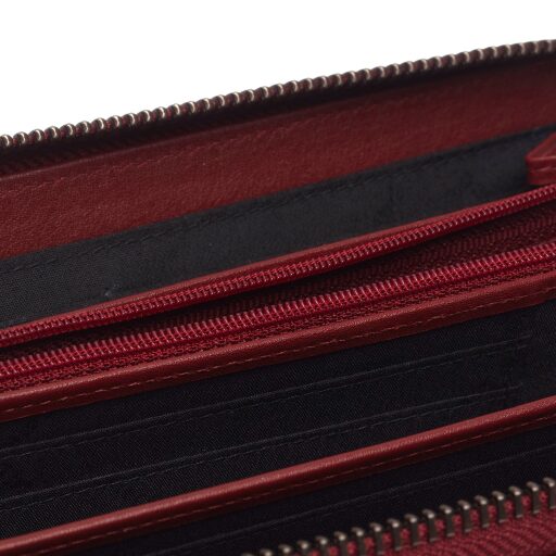 The Chesterfield Brand Dámská kožená peněženka RFID Cantara C08.054604 červená přihrádky