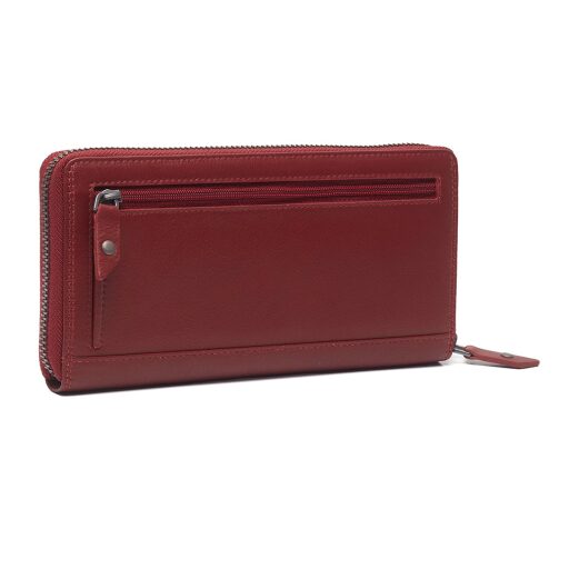 The Chesterfield Brand Dámská kožená peněženka RFID Cantara C08.054604 červená zadní strana