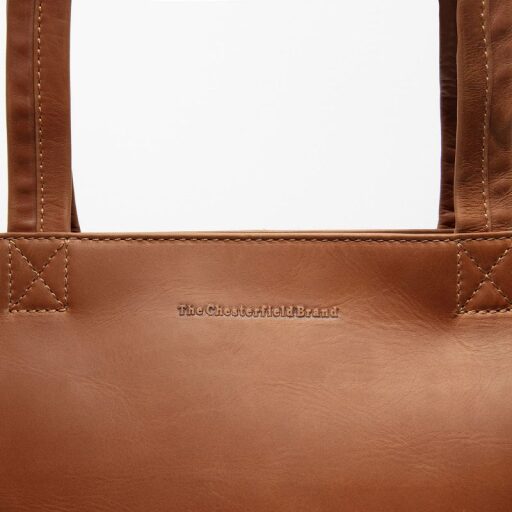 The Chesterfield Brand Kožená shopper kabelka Alveron C38.022431 koňaková logo