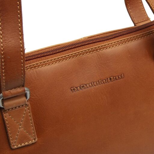 The Chesterfield Brand Dámská kožená kabelka Elvar C48.141331 koňaková logo