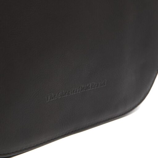 The Chesterfield Brand Klopová kožená kabelka přes rameno Millie C48.111600 černá logo
