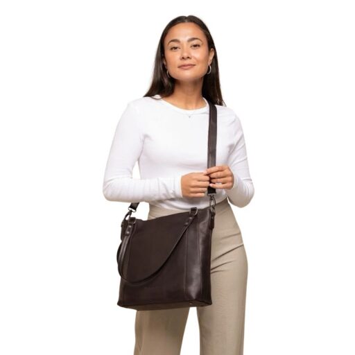 The Chesterfield Brand Kožená shopper kabelka Elira C48.143901 hnědá jako crossbody