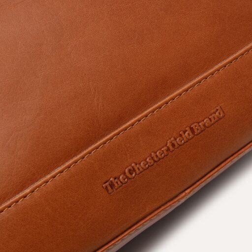 The Chesterfield Brand Kožená taška na doklady Anzora C48.139931 koňaková logo
