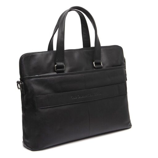 The Chesterfield Brand Kožená kabelka na notebook Elvas C40.110300 černá zadní strana