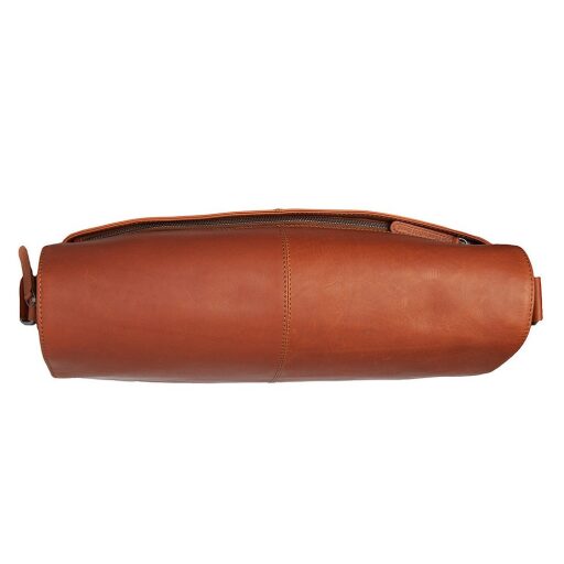 Pánská kožená crossbody taška na notebook Richard The Chesterfield Brand C48.055231 koňaková horní náhled